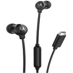 fone de ouvido intra auricular motorola earbuds 3c-s tipo-c preto (mp)