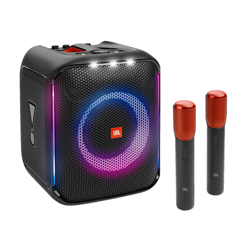 caixa de som jbl partybox encore com 2 microfones preto 58035034