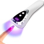 secador de unhas portátil smallshs lâmpada led branco a-bi