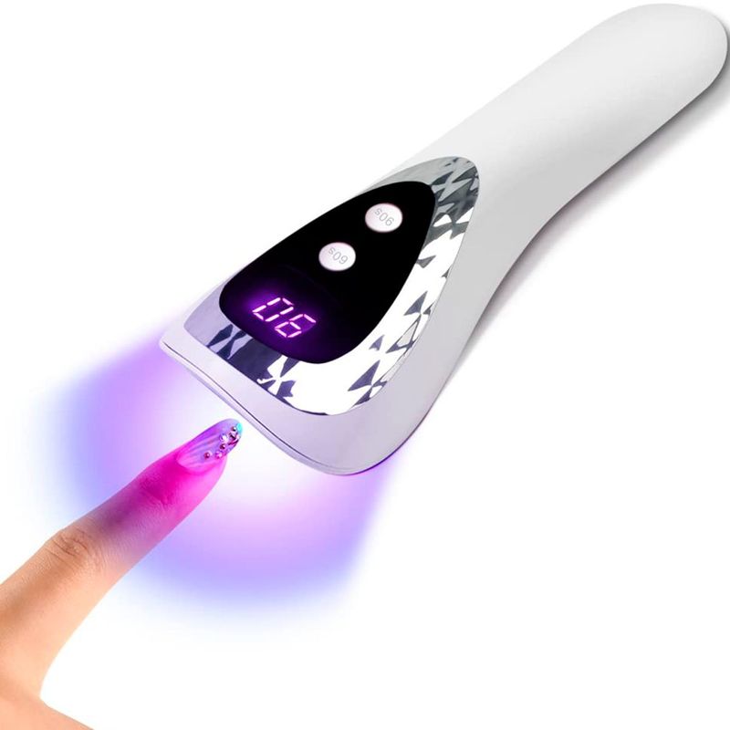 secador de unhas portátil smallshs lâmpada led branco a-bi