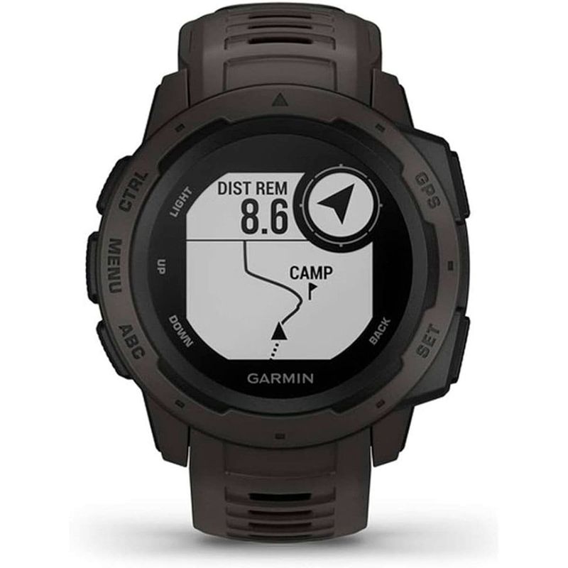 relógio garmin masculino instinct gps bluetooth preto a-bi