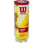 bola de tênis wilson 3 unidades amarela a-bi