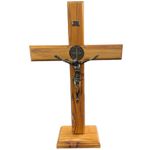 crucifixo de madeira comercial carvalho 39cm (mp)