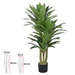 arranjo dracena florarte 1,15m verde (mp)