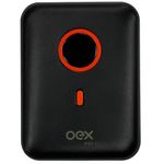 carregador portatíl oex power bank style tipo-c usb preto pb303