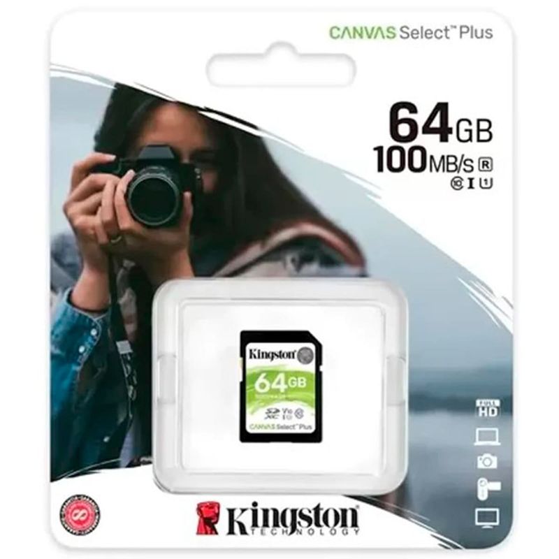 cartão de memória kingston sd xc hd 64gb sds2/64gb (mp)