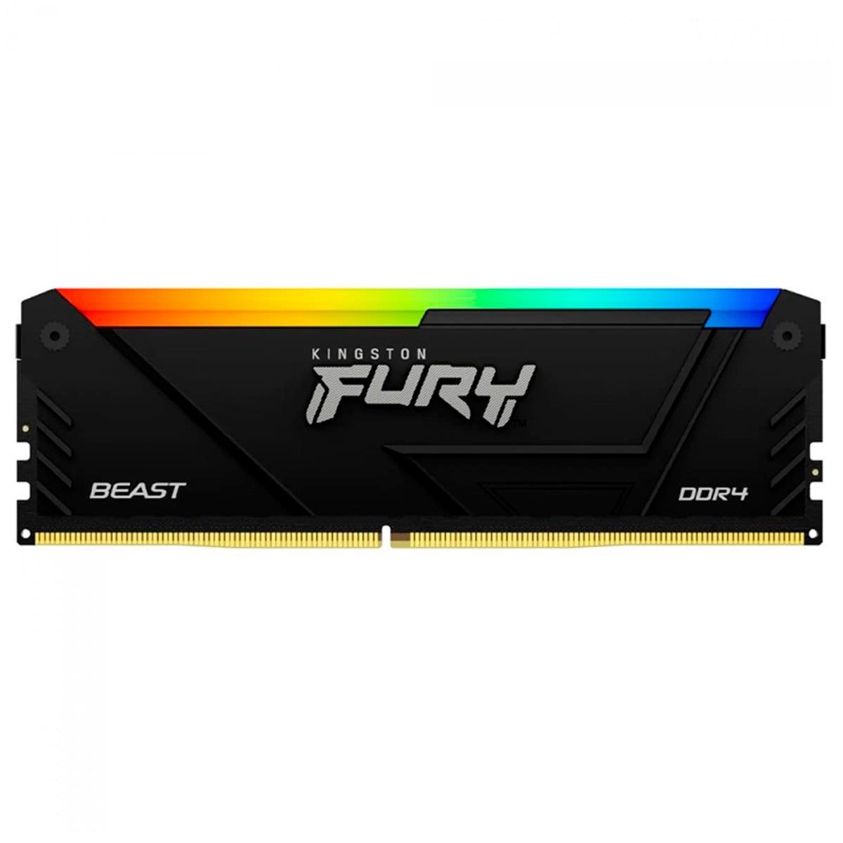 Memória RAM Kingston 8GB DDR4 3200MHz Fury Beast RGB