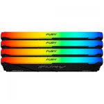 memória ram kingston para desktop 8gb ddr4 3200mhz fury beast rgb kf432c16bb2a/8 (mp)