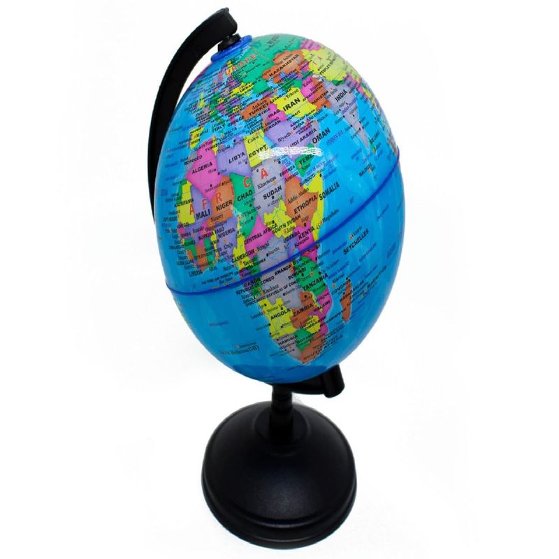 globo terrestre plástico globe de 14cm (mp)