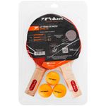 conjunto tênis de mesa poker effect ii 2 raquetes 3 bolas (mp)