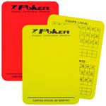 cartão oficial juiz futebol campo poker 8057 (mp)