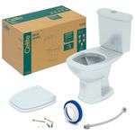 kit vaso sanitário celite fit plus com caixa acoplada branco (mp)