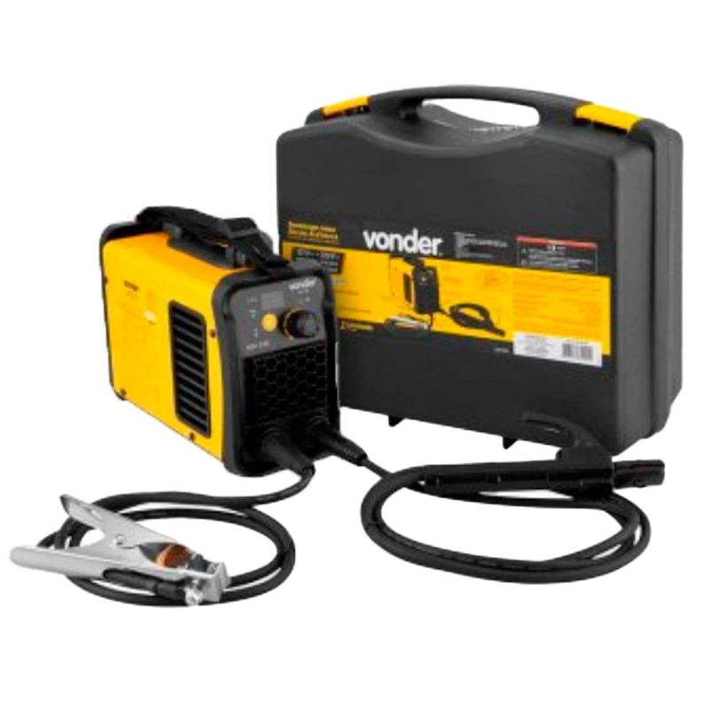 máquina de solda vonder inversora com eletrodo e tig 120a riv125 monofásica bivolt (mp)