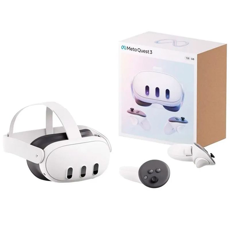 óculos de realidade virtual meta quest 3 128gb (mp)