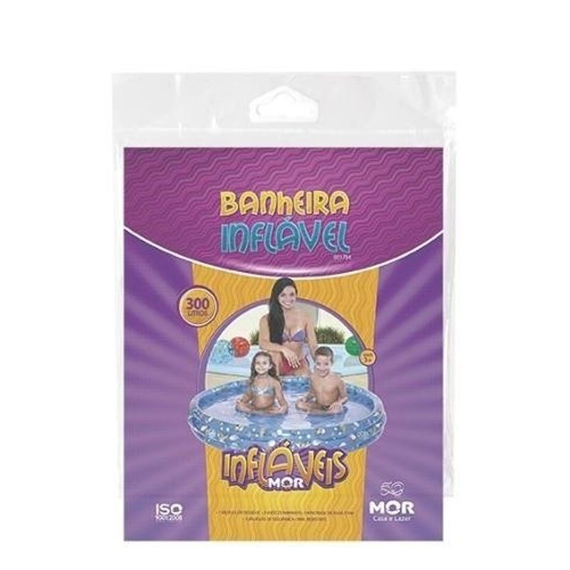 banheira inflável 450 litros mor 1784