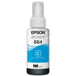 garrafa de tinta ciano para impressora ecotank epson t664220-al - original
