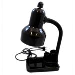 luminária de mesa latcor laol400 blk preto