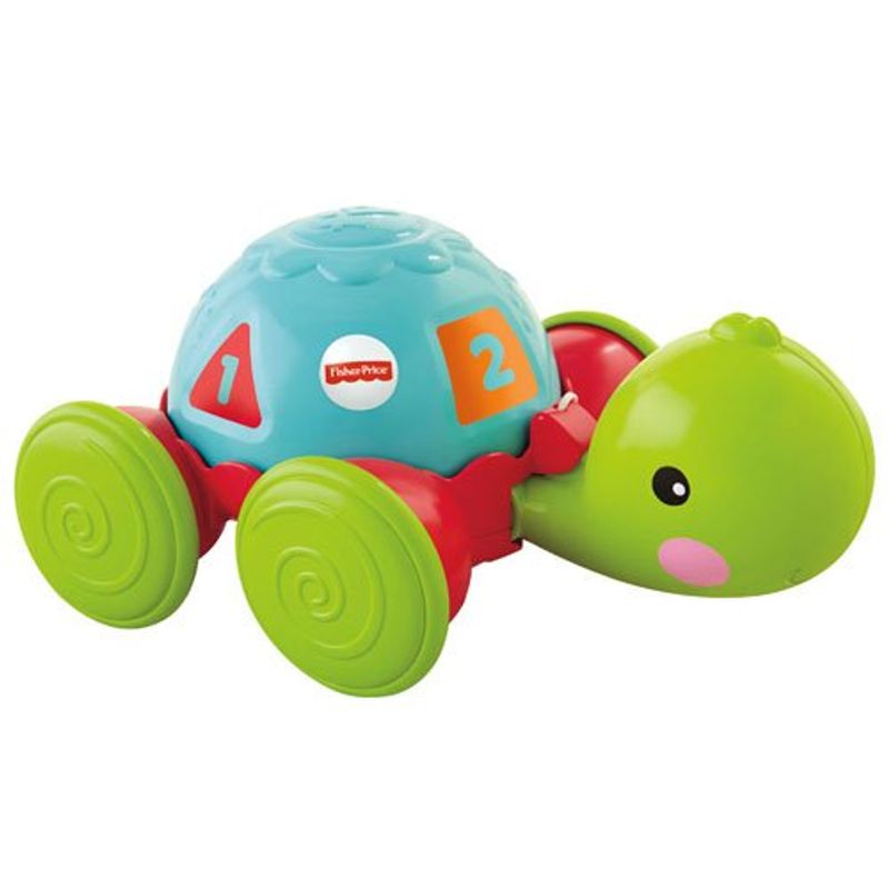 brinquedo tartaruga com passear fisher price mattel y8652 plástico