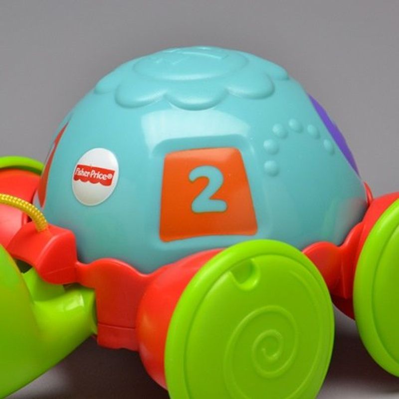 brinquedo tartaruga com passear fisher price mattel y8652 plástico