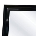 espelho latcor retangular com moldura preto fsm4432