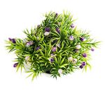 conjunto de plantas artificiais latcor 3 peças plástico branco - bx-asst5