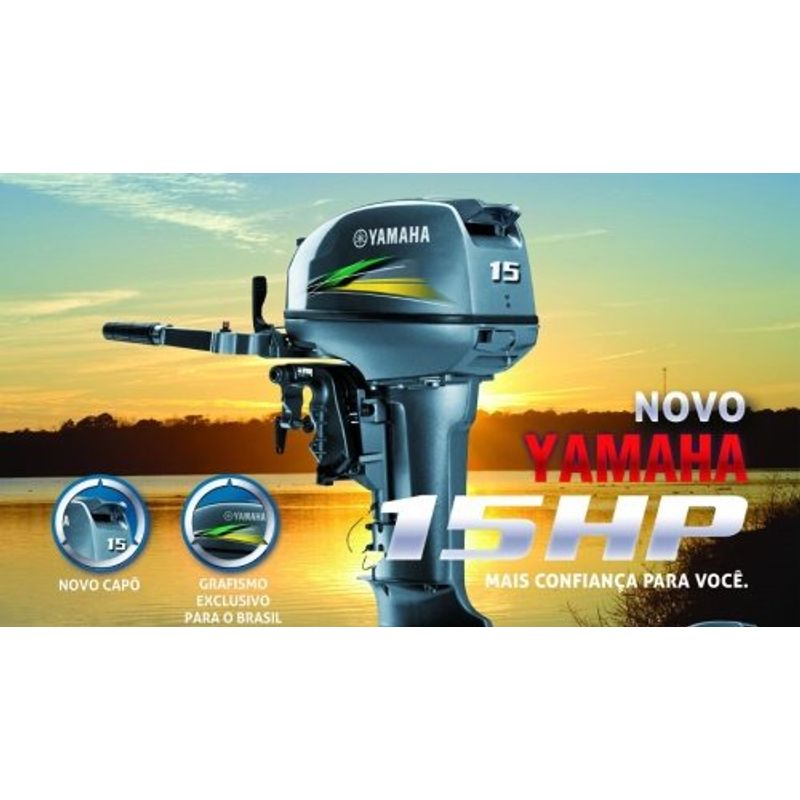 motor de popa yamaha 15gmhs 2t 24 litros 246cc