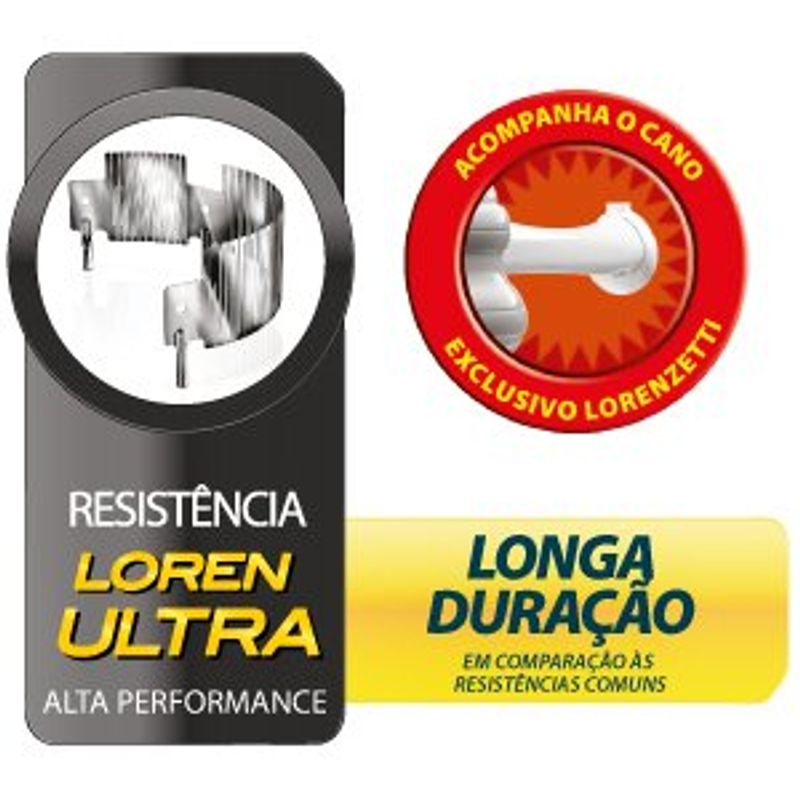 ducha elétrica lorenzetti bello ultra 3 temperaturas 110 v plástico branco