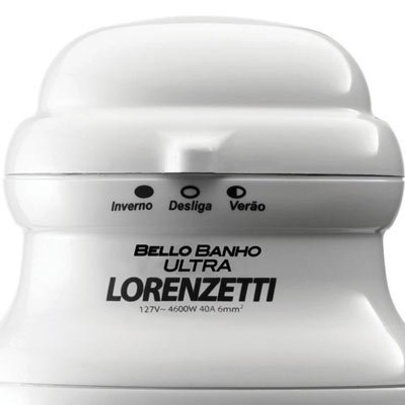 ducha elétrica lorenzetti bello ultra 3 temperaturas 110 v plástico branco