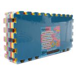 tapete tatame infantil latcor 26 peças colorido - 1021bb