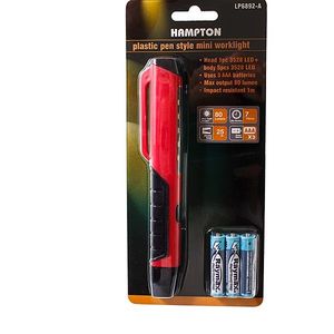 Lanterna Manual Estilo Caneta Funcionamento ã Pilha Latcor Plástico LP6892-A