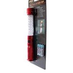 lanterna portátil latcor vermelho - lp6883h