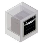 forno de embutir a gás 78 litros consul prata - coa84brrna