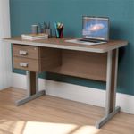 mesa para escritório kappesberg versátil 1120 teca itália