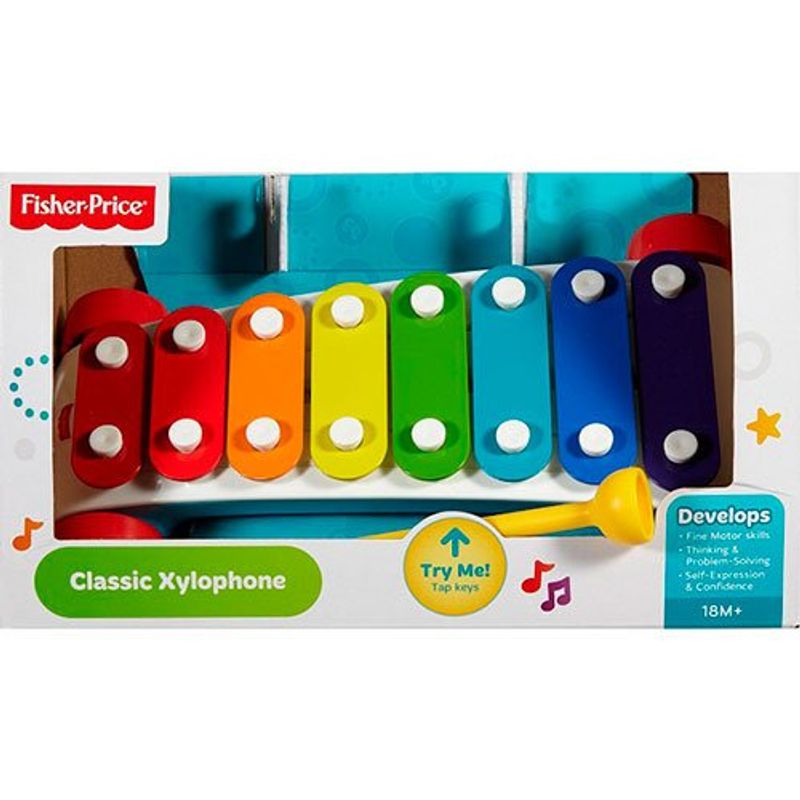 brinquedo novo xilofone mattel fisher price