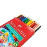lápis de cor faber-castell aquarelável com 24 unidades