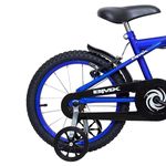 bicicleta monark bmx ranger infantil aro 16 aço carbono azul e preta
