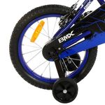 bicicleta monark bmx ranger infantil aro 16 aço carbono azul e preta