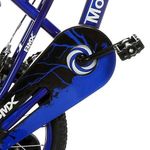 bicicleta monark bmx ranger infantil aro 16 aço carbono azul e preta