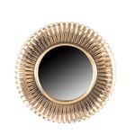 conjunto espelhos latcor 3 peças redondo dourado kd720418