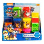 brinquedo massinha sunny massa de modelar com 6 potes patrulha canina 1371