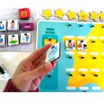 brinquedo educativo babebi quadro minha rotina estrelinha (mp)