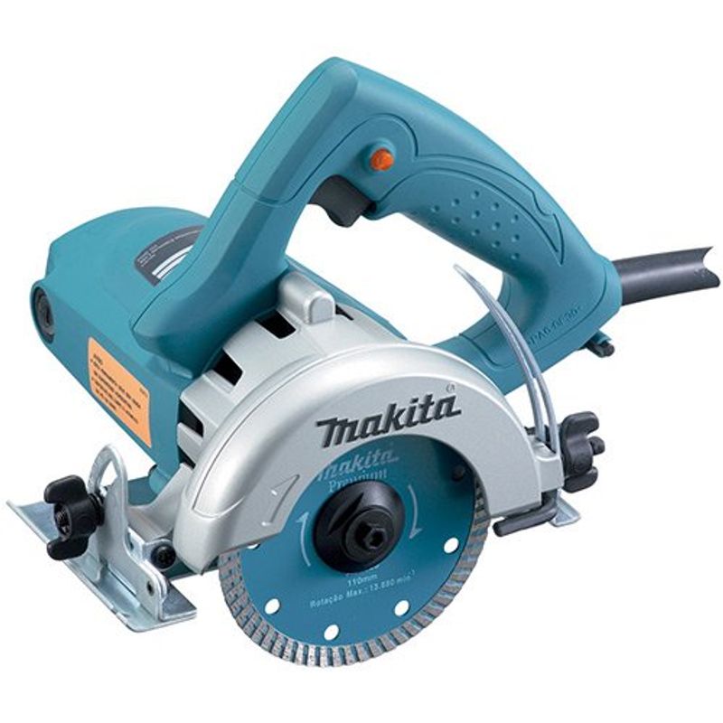 serra mármore makita 1450w ângulo de inclinação até 45º 127v azul