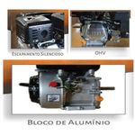 motor estacionário gasolina 7,0hp te-70n 210cc