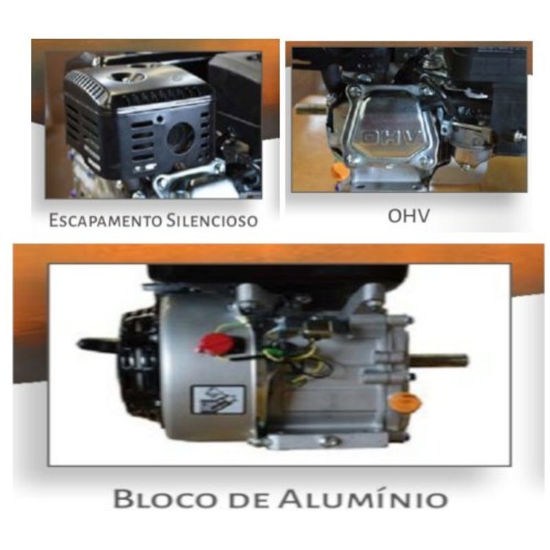 motor estacionário gasolina 7,0hp te-70n 210cc