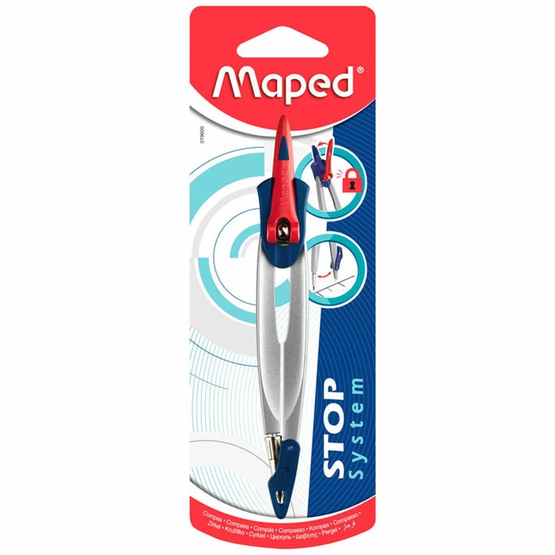 compasso maped stop system vermelho 019600
