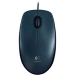 mouse com fio logitech preto m90