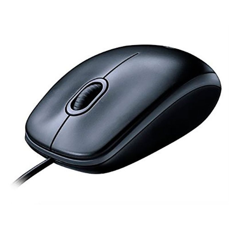mouse com fio logitech preto m90