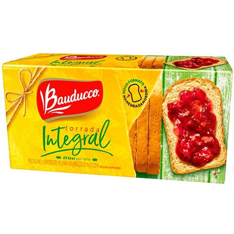 torrada integral bauducco 142g