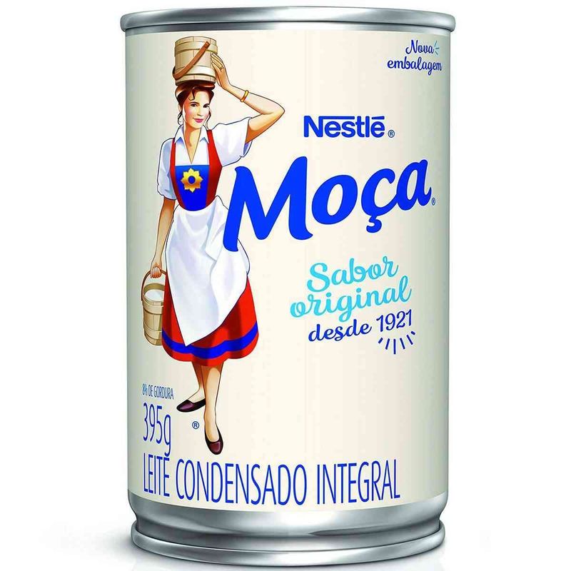 leite condensado moça lata 395g