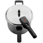panela de pressão tramontina brava aço inox 4,5l (mp)